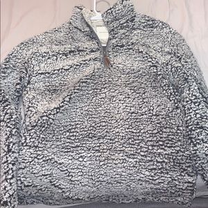 Thread and Supply Pullover, quarter zip